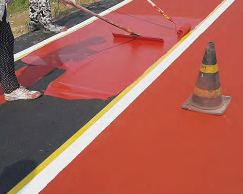哈尔滨彩色道路